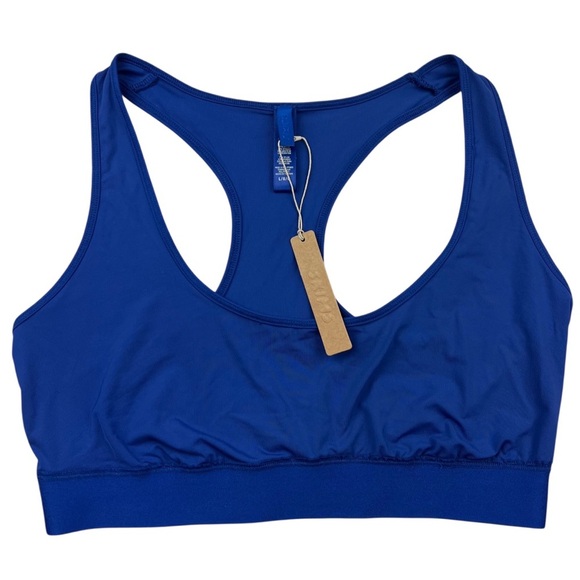 SKIMS The Apparel Shop Racerback Bralette Cobalt Blue Size L BR-SCP-4749 - Picture 1 of 4